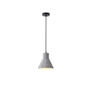 LÁMPARA DE TECHO COLGANTE DE HORMIGÓN 1xΕ27 Ø200x1710mm GRIS ARTE ILLUMINA ARME
