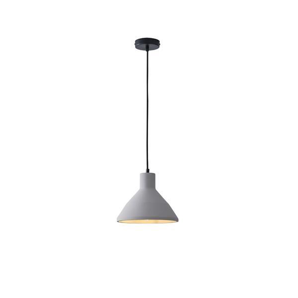 LÁMPARA DE TECHO COLGANTE HORMIGÓN 1xE27 Ø240X1710mm GRIS ARTE ILLUMINA YESO