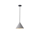 LÁMPARA DE TECHO COLGANTE HORMIGÓN LUZ 1xΕ27 Ø240X1710mm GRIS ARTE ILLUMINA PLATRE