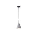 LÁMPARA DE TECHO COLGANTES HORMIGÓN 1xE27 Ø150X1750mm GRIS ARTE ILLUMINA YESO