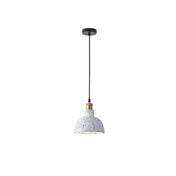 LÁMPARA DE TECHO COLGANTE DE HORMIGÓN Y METAL 1xE27 Ø200x1660 mm ARTE ILLUMINA SPLASHED