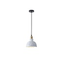 LÁMPARA DE TECHO COLGANTE DE HORMIGÓN Y METAL 1xE27 Ø200x1660 mm ARTE ILLUMINA SPLASHED
