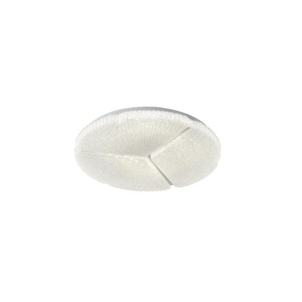 PLAFÓN DE TECHO PLÁSTICO LED 60W 5700lm 3000K 3CCT 3000-4000-6500K Ø480x75mm BLANCO ARTE ILLUMINA TRIANO