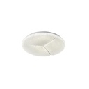 PLAFÓN DE TECHO PLÁSTICO LED 60W 5700lm 3000K 3CCT 3000-4000-6500K Ø480x75mm BLANCO ARTE ILLUMINA TRIANO