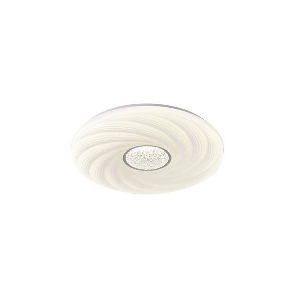 PLAFÓN DE TECHO PLÁSTICO LED 60W 5580lm 3000K 3CCT 3000-4000-6500K Ø480x75mm BLANCO ARTE ILLUMINA TRIANO