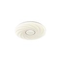 PLAFÓN DE TECHO PLÁSTICO LED 60W 5580lm 3000K 3CCT 3000-4000-6500K Ø480x75mm BLANCO ARTE ILLUMINA TRIANO