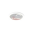 PLAFÓN DE TECHO LED 60W Ø50 3CCT(3000-4000-6000K) 480x65mm BLANCO-ROSA ARTE ILLUMINA ALEGRE