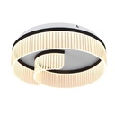 PLAFÓN DE TECHO ACRÍLICAS LED 18W 1000lm 3000K Ø50 TRANSPARENTE-NEGRO ARTE ILLUMINA AURORA