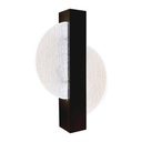APLIQUE DE PARED ACRÍLICO 6W 312lm 3000K 195×45mm NEGRO ARTE ILLUMINA ERATO