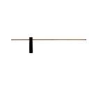 APLIQUE DE PARED METAL LED 12W 1200lm 3000K 1000x200x40mm NEGRO ARTE ILLUMINA CLIO