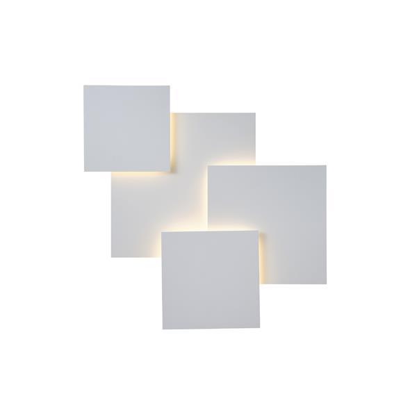 PLAFON DE TECHO O PARED LED 30W 2600lm 3000Κ 550x550mm BLANCO ARTE ILLUMINA THALIA