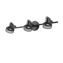 PLAFÓN TRIPLE CON MALLA E27 MÁX. 15W 640x100x300mm NEGRO ARTE ILLUMINA