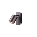 FOCO ALUMINIO GRIS 1xGU10 MÁX. 7W 120x80x120mm ARTE ILLUMINA LUXY