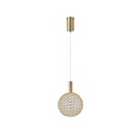 LÁMPARA DE TECHO COLGANTE BOLA LED 6.3W 648lm 3000K Ø200x1388mm ARTE ILLUMINA PERFORATO