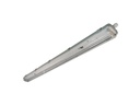 PANTALLA ESTANCA "DICHT" 2xTUBO LED 120cm PC 1263x108x90mm AIMUR (Pack 10 unidades)