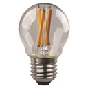 BOMBILLA LED G45 FILAMENTO CRUZADO 4.2W E27 220-240V 