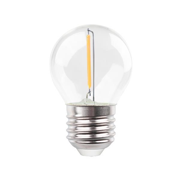BOMBILLA G45 E27 ESFERICA FILAMENTO 1W 220-240V