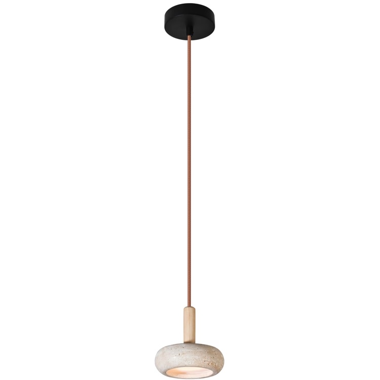 LÁMPARA DE TECHO COLGANTE TRAVERTINE LED 5W Ø150x1800 ARTE ILLUMINA LITO