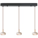 LÁMPARA DE TECHO COLGANTE TRAVERTINE LED 3x5W Ø710x1800 ARTE ILLUMINA LITO
