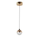 LÁMPARA DE TECHO COLGANTE ALUMINIO REDONDO LED 6W 500Lm 3000K Ø100x1200mm ARTE ILLUMINA MELANIE