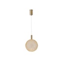 LÁMPARA DE TECHO COLGANTE BOLA LED 6.3W 648lm 3000K Ø250x1388mm ARTE ILLUMINA PERFORATO