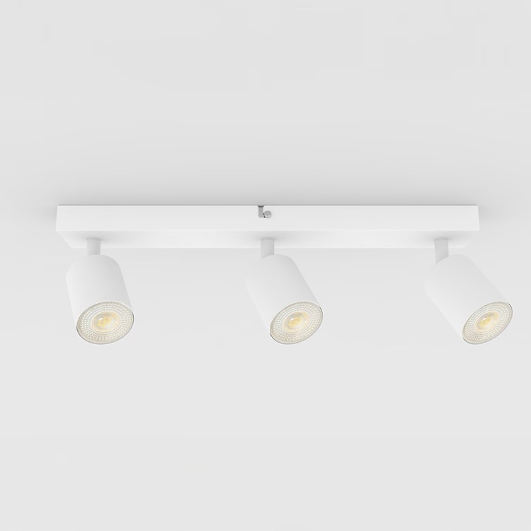 FOCO 3 LUCES 3xGU10 Máx. 7W 400x60x130mm ARTE ILLUMINA BRAVA