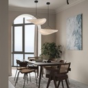 LÁMPARA DE TECHO COLGANTE LED 12W 540lm 3000K Ø500mm BLANCO ARTE ILLUMINA NEFI