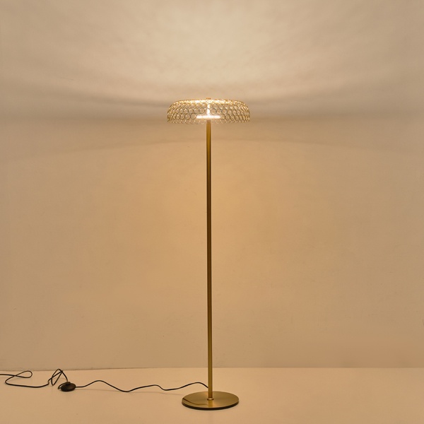 LÁMPARA DE PIE LED 10W 1080lm 3000K Φ350x1320mm  ARTE ILLUMINA PERFORATO