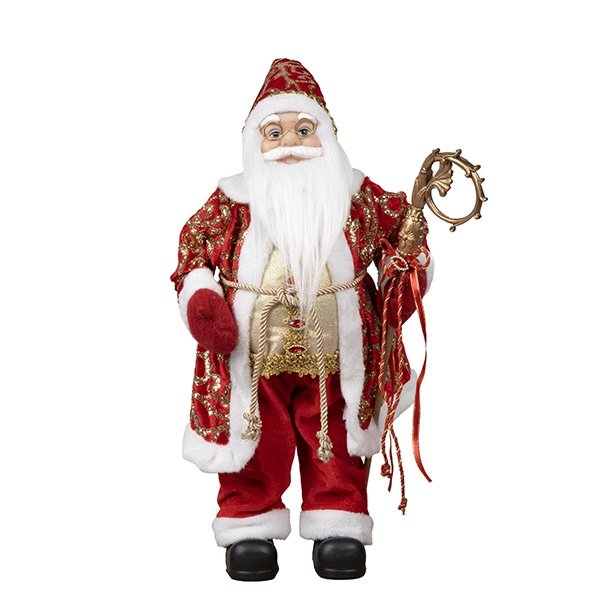 PAPÁ NOEL CON ELEGANTE ROJO ROPA, 45CM