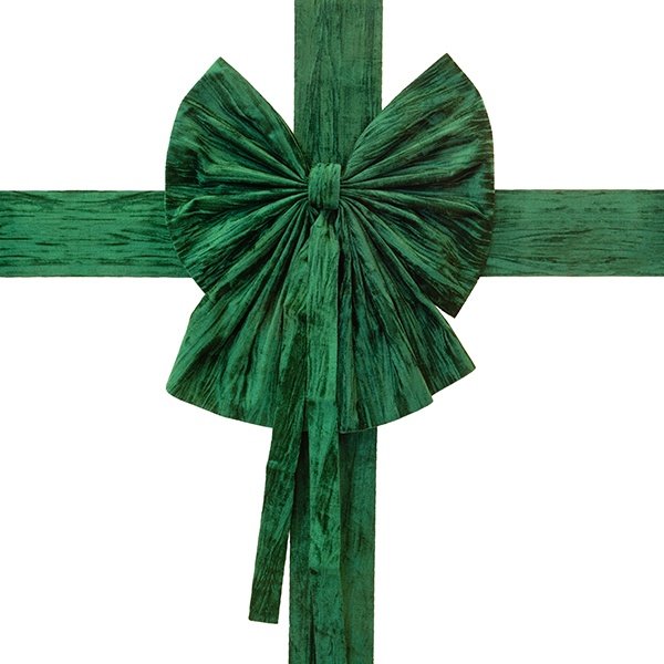 TERCIOPELO LAZO PARA PUERTA, ESMERALDA, 52CM