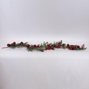 NEVADO RAMA CON ROJO BOLAS Y PIÑAS, 170CM