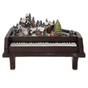 PIANO CON NAVIDAD ESCENA, A PILAS, 23.5X25X15.5CM