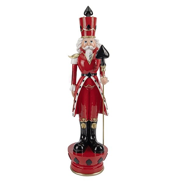 REY DE TRÉBOLES, POLIRRESINA, 15.50X16X61CM