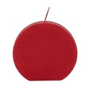 VELA CIRCULAR ROJO RAYADO JAZMÍN AROMA 15X15CM