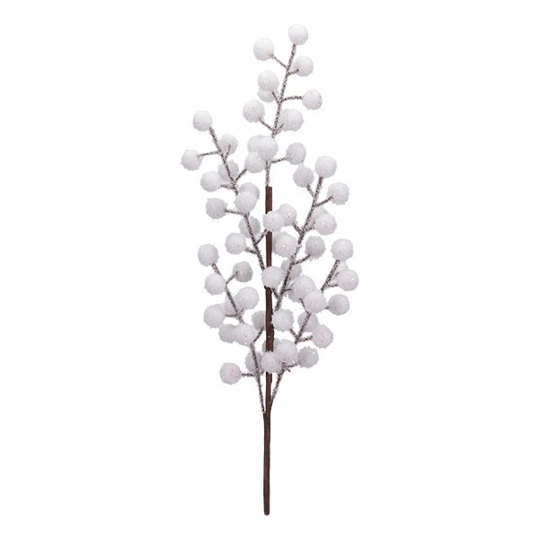 RAMA CON BLANCO BAYAS, 55CM