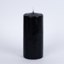 VELA NEGRO 8X18CM