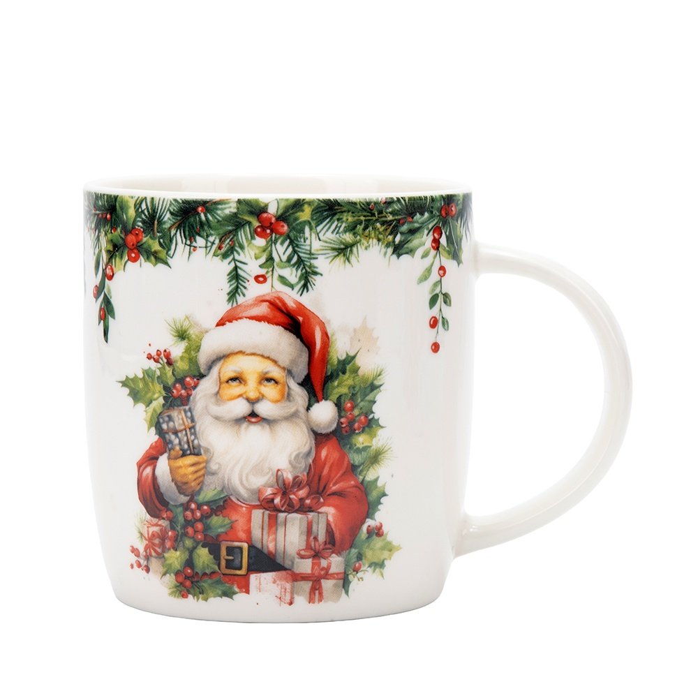 TAZA CON PAPÁ NOEL, 350ML