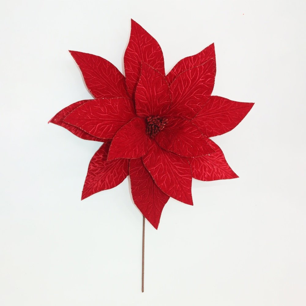 ARDIENTE ROJO FLOR, MAJESTUOSO, 52X45CM