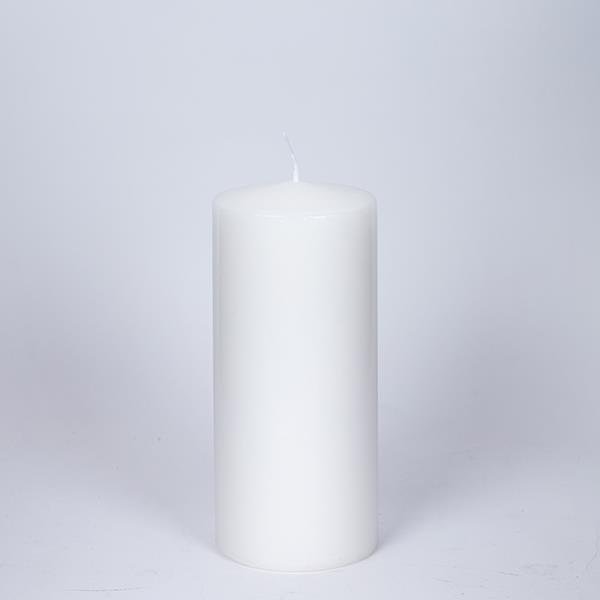 VELA BLANCO 8X18CM