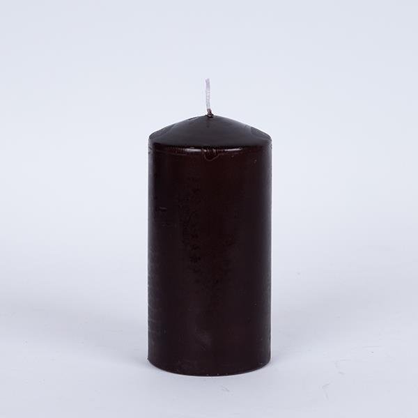 VELA MARRÓN 7X14CM