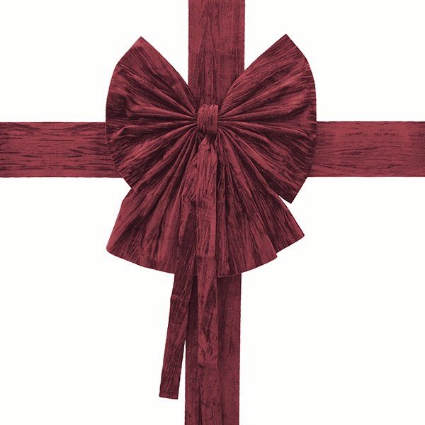 TERCIOPELO LAZO PARA PUERTA, BURDEOS, 52CM