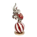 CIRCO ACRÓBATA ELEFANTE, POLIRRESINA, 24X17.7X49.5CM