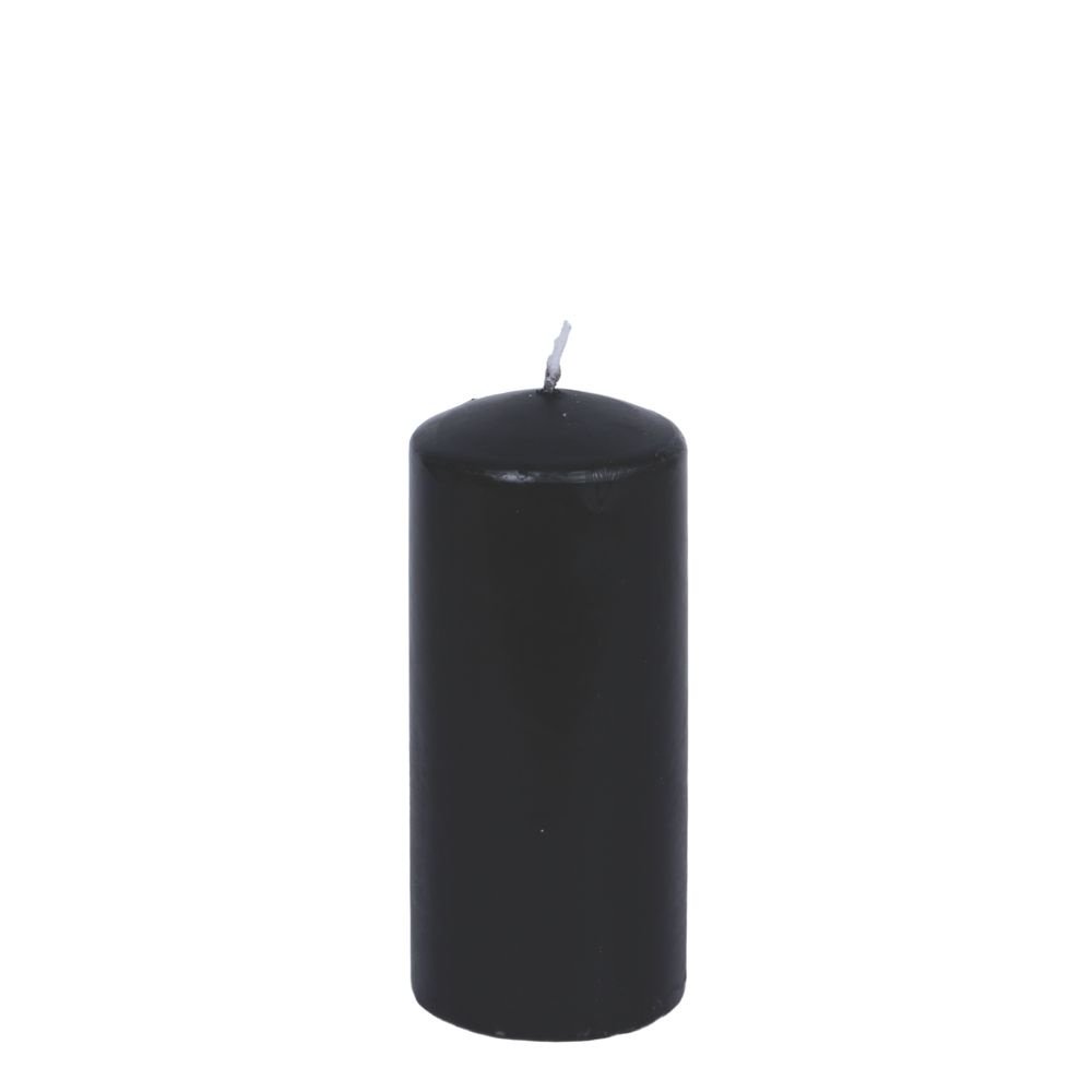 VELA NEGRA CON SÁNDALO AROMA 6X18CM