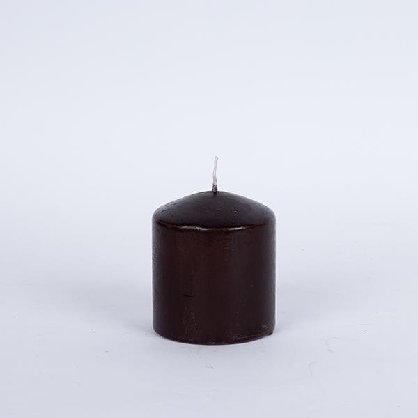 VELA MARRÓN 7X8CM