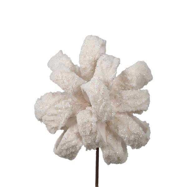 LAZO FLOR, CREMA, 20X45CM
