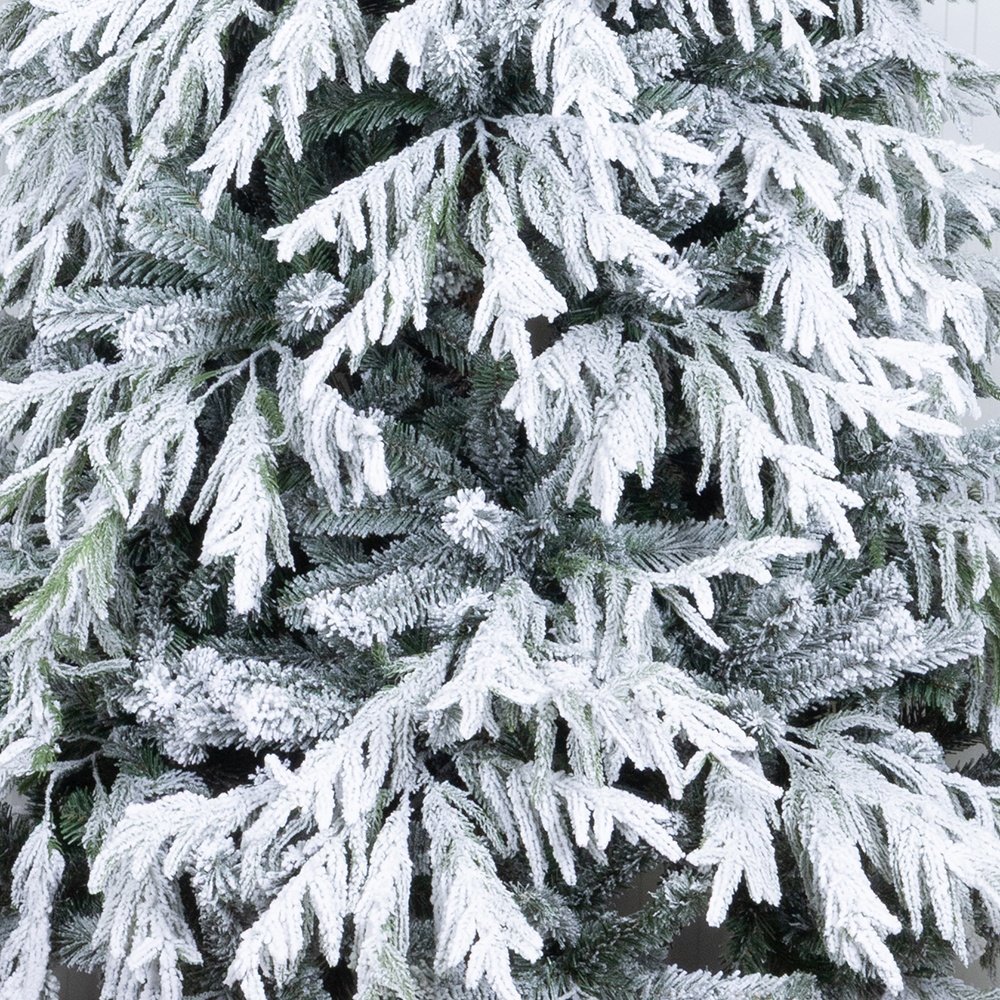 NEVADO ABETO ÁRBOL, CISNE LAGO, PE, 210CM