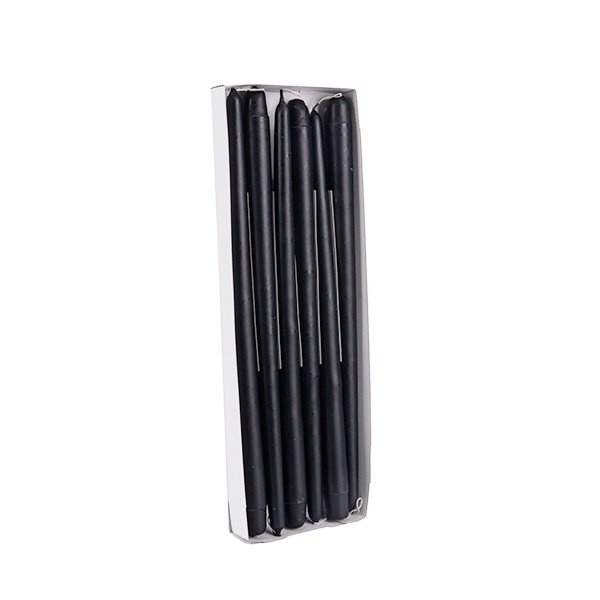 S/6 VELA VENECIANO NEGRO 40CM