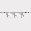 CORTINA DE HIELO, 144 LED 5MM CON VASOS, 230V, 3 CONECTORES HASTA 8 JUEGO, BLANCO CABLE DE GOMA, 130 CÁLIDO BLANCO & 14 BLANCO INTERMITENTE LED (H60 X L300CM, 5/7/5/7), CABLE DE ALIMENTACIÓN 1.5M, IP65