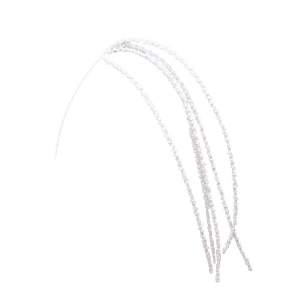 GRANDE HIERBA RAMA, BRILLANTE BLANCO, 145CM