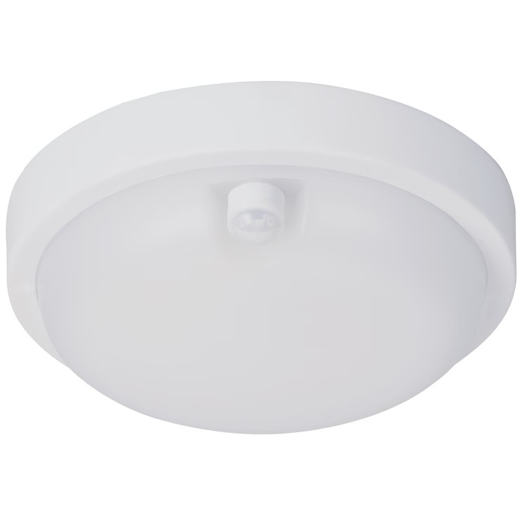 APLIQUE DE PARED LED CON SENSOR DE MOVIMIENTO 11W 4000K 990lm Ø163x50mm IP54 BLANCO PLUS ARTE ILLUMINA
